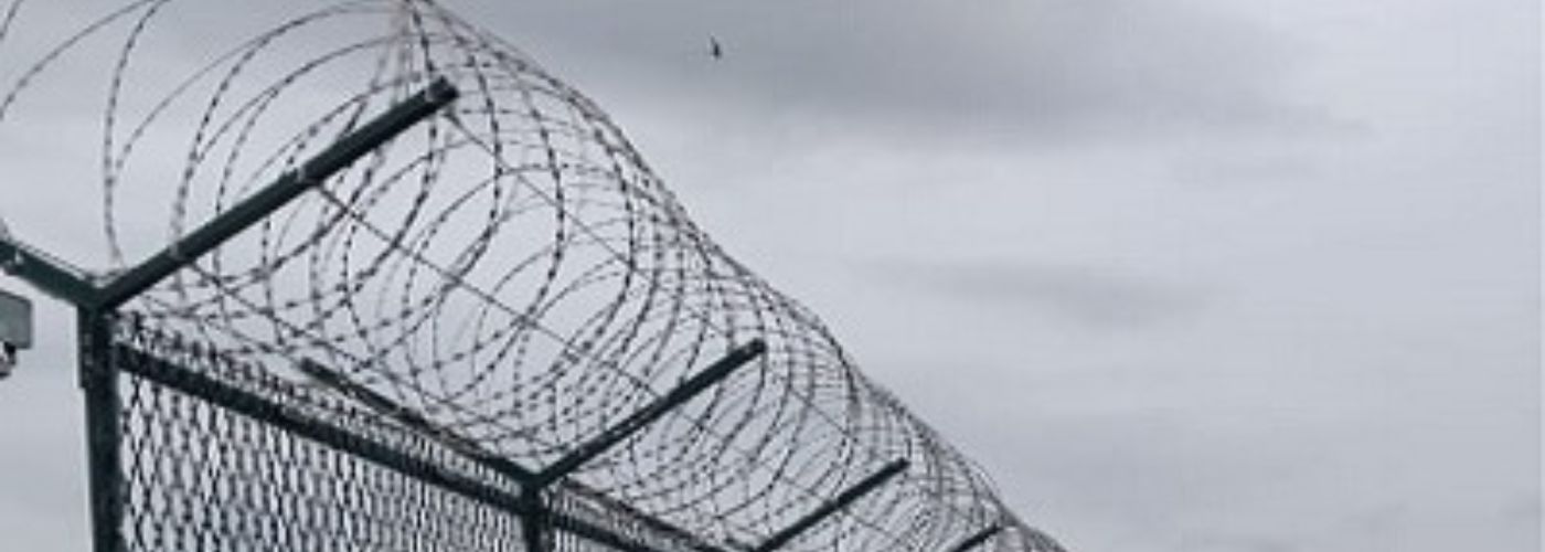 Concertina Coil Fence